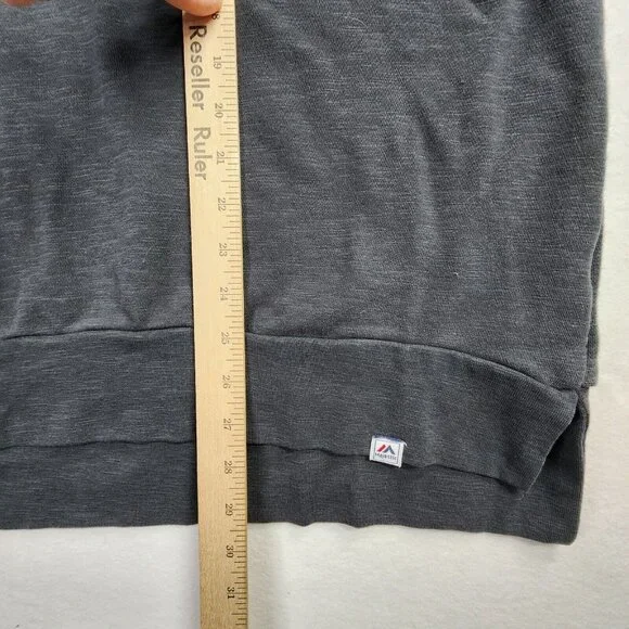 Cincinnati Bengals NFL Tunic Sweatshirt Women S Black Hyper Lace Up Majestic - Picture 8 of 10